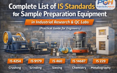 Complete List of IS Standards for Sample Preparation Equipment in Industrial Research & QC Labs