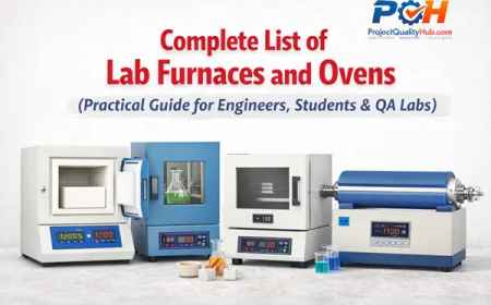 Complete List of Lab Furnaces and Ovens (Practical Guide for Engineers, Students & QA Labs)