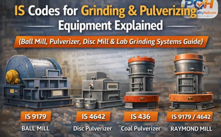IS Codes for Grinding & Pulverizing Equipment Explained (Ball Mill, Pulverizer, Disc Mill & Lab Grinding Systems Guide)