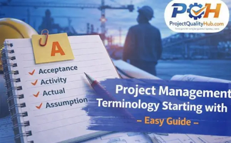 Project Management Terminology Starting with “A” – Easy Guide for Students & Engineers