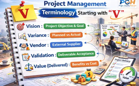 Project Management Terminology Starting with “V” – Practical Guide