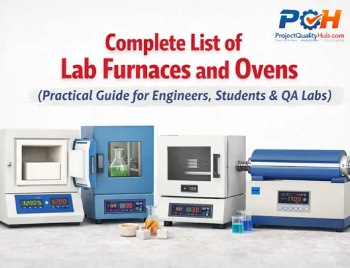 Complete List of Lab Furnaces and Ovens (Practical Guide for Engineers, Students & QA Labs)