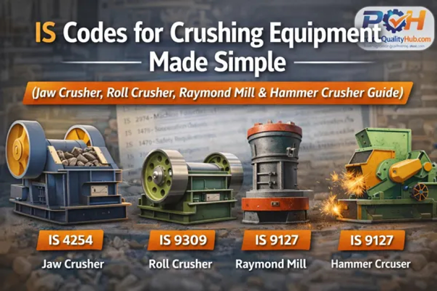 IS Codes for Crushing Equipment Made Simple (Jaw Crusher, Roll Crusher, Raymond Mill &amp; Hammer Crusher Guide)