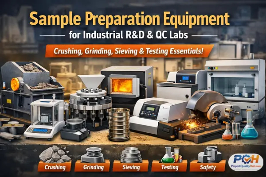 Complete Sample Preparation Equipment List for Industrial R&amp;D &amp; QC Labs