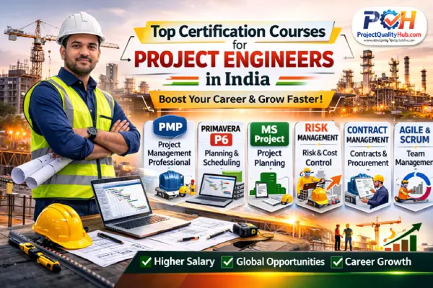 Top Certification Courses for Project Engineers in India (2026) – Upgrade Skills &amp; Grow Your Career Faster 🚀