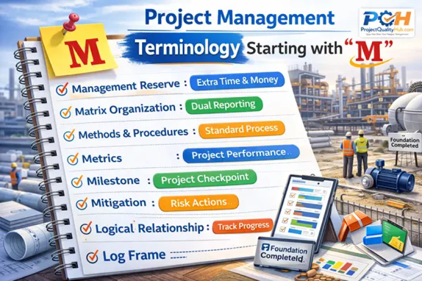 Project Management Terminology Starting with “M” – Easy Guide for Engineers & Students