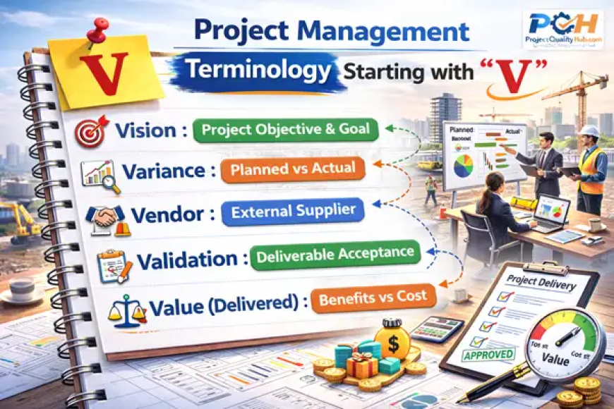 Project Management Terminology Starting with “V” – Practical Guide