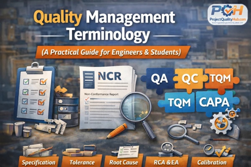 Quality Management Terminology Made Simple (A Practical Guide for Engineers & Students)