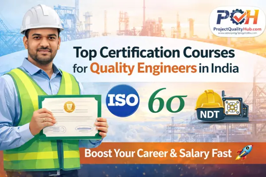 Top Certification Courses for Quality Engineers in India (2026) – Boost Your Career & Salary Fast 🚀