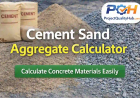 Cement Sand Aggregate Calculator – Concrete Material Calculator (M20, M25)