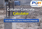 Column Concrete Calculator – Calculate RCC Column Volume & Materials Easily