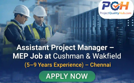 Assistant Project Manager MEP Job at Cushman & Wakefield Chennai
