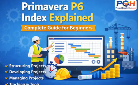 Primavera P6 Index Explained for Beginners