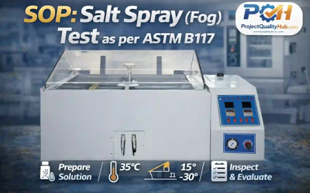 SOP for Salt Spray (Fog) Test as per ASTM B117 – Practical Guide Engineers Actually Use