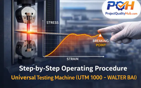 Step-by-Step Operating Procedure of Universal Testing Machine (UTM)