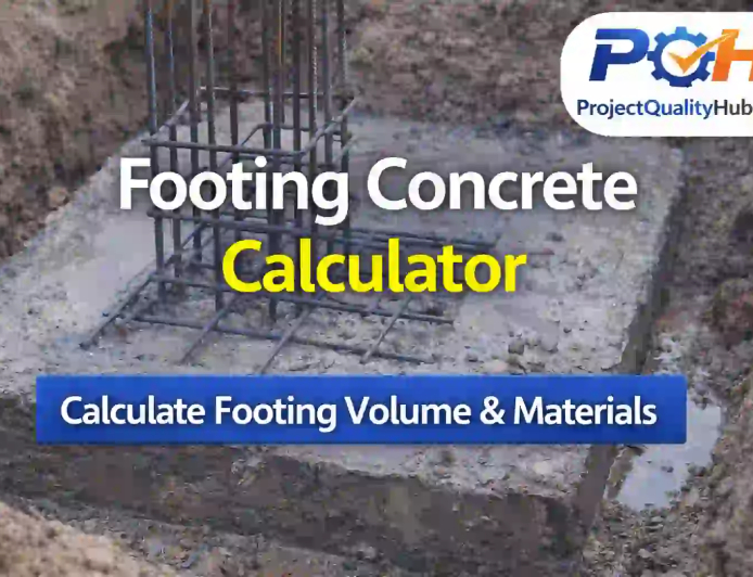Footing Concrete Calculator – Calculate Footing Volume & Materials Easily