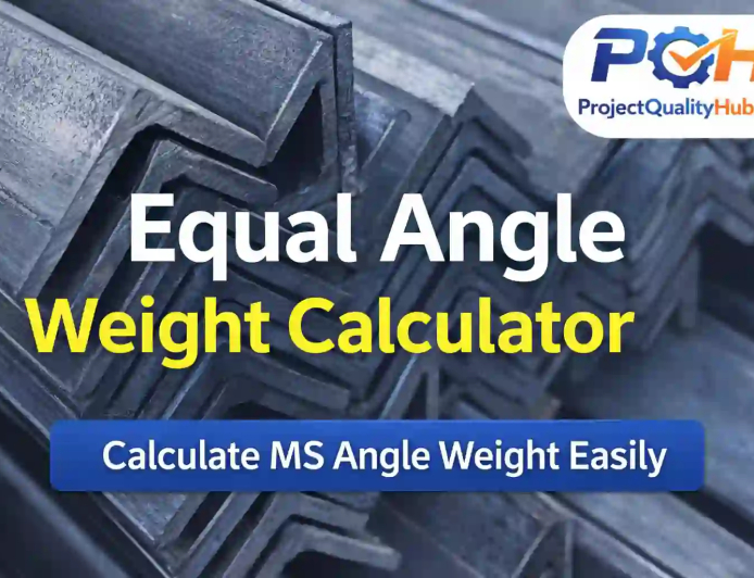 Equal Angle Weight Calculator – Calculate MS Angle Weight Easily