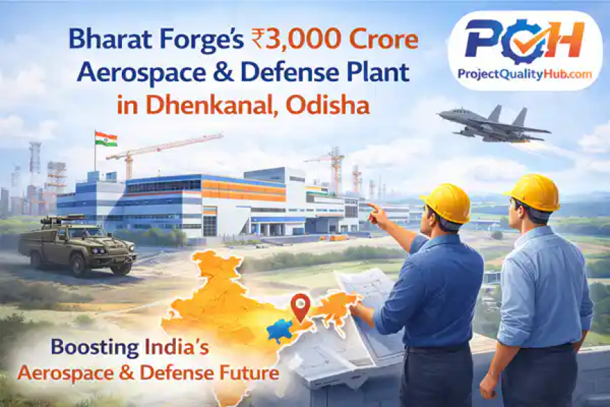 Bharat Forge’s ₹3,000 Crore Aerospace &amp; Defense Plant in Dhenkanal