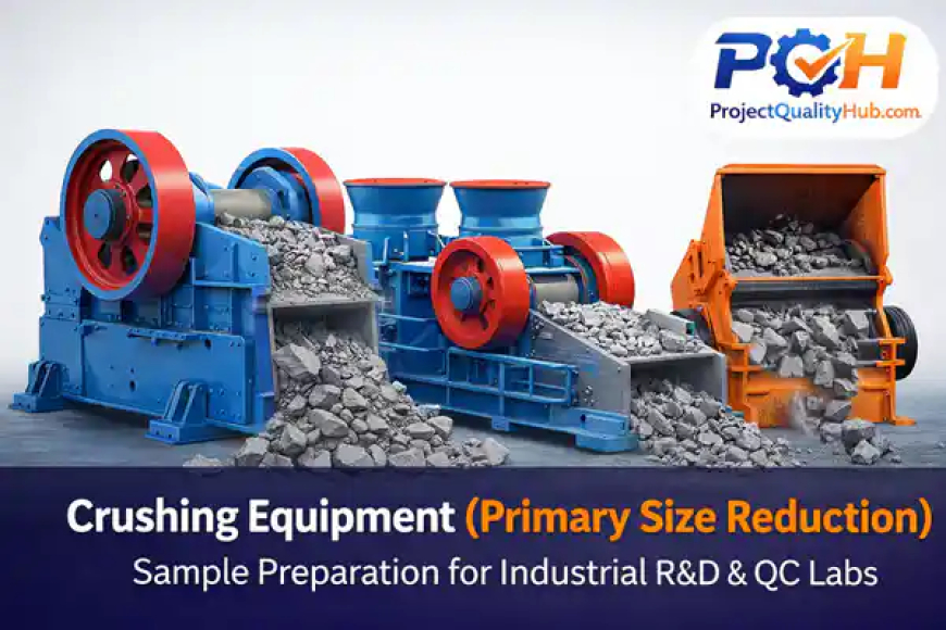 Crushing Equipment for Sample Preparation in Industrial Labs