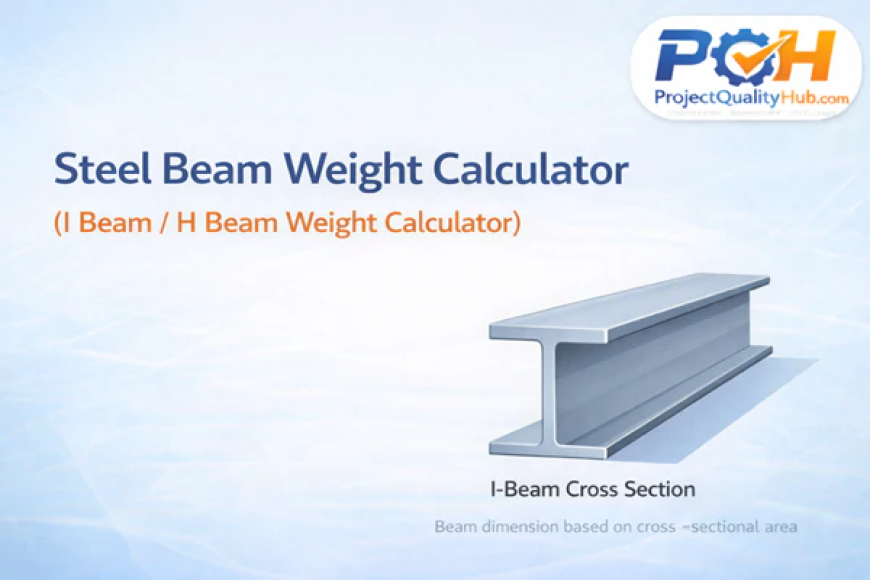 Steel Beam Weight Calculator (ISMB / I Beam)