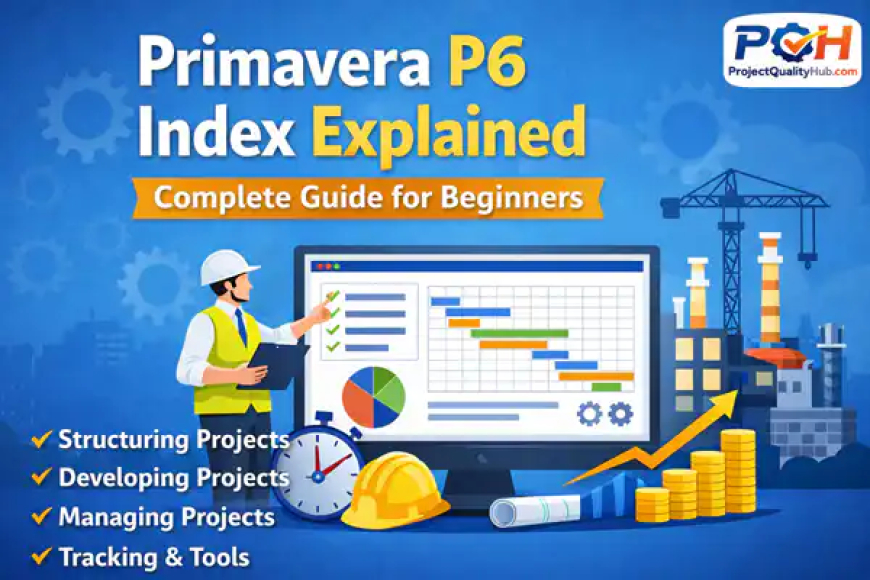 Primavera P6 Index Explained for Beginners