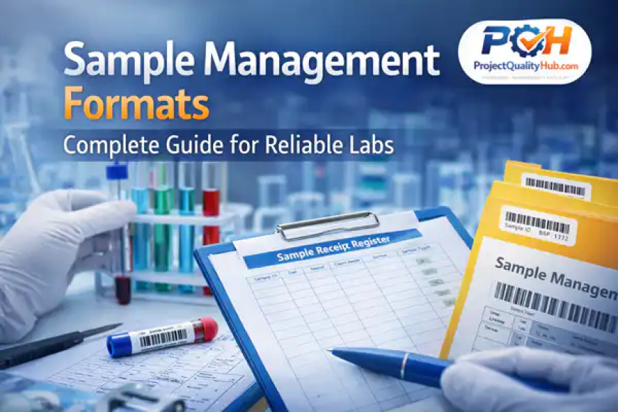 Sample Management Formats for Labs (Complete Guide)