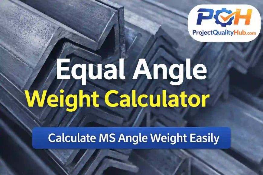 Equal Angle Weight Calculator – Calculate MS Angle Weight Easily