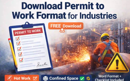 Download Industrial Permit to Work Format (Free)