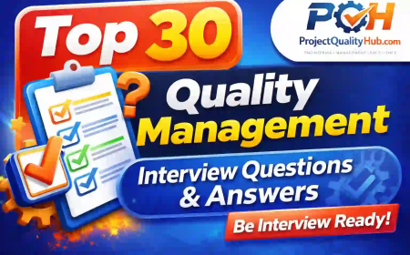 Top 30 Quality Management Interview Questions & Answers (2026 Guide) – Crack Your Next Job with Confidence