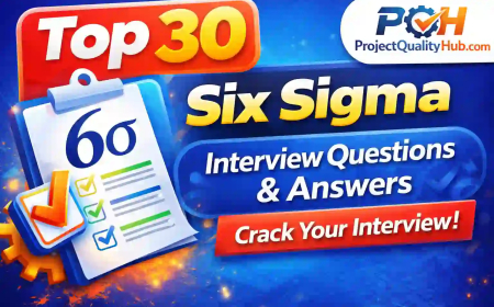 Top 30 Six Sigma Interview Questions & Answers (2026 Guide)