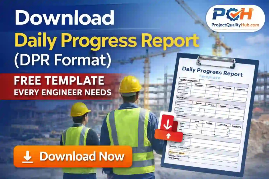 Download Daily Progress Report (DPR Format) – Free Template Every Engineer Needs