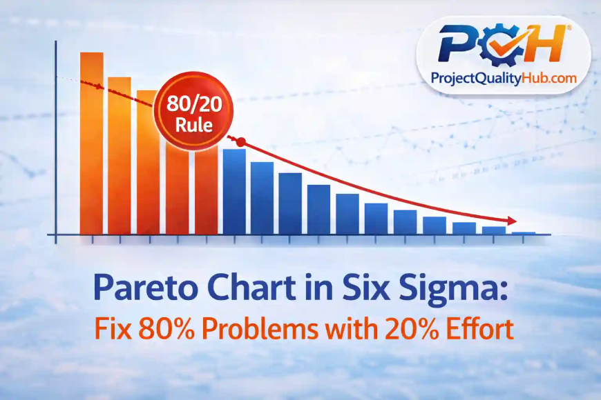 Pareto Chart in Six Sigma: Fix 80% Problems Fast