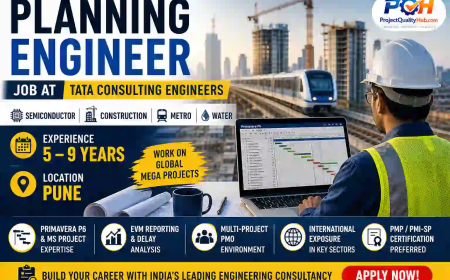 Planning Engineer Job at Tata Consulting Engineers – Pune