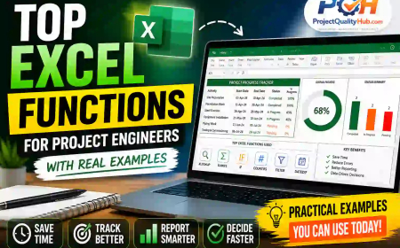 Top Excel Functions for Project Engineers with Real Examples