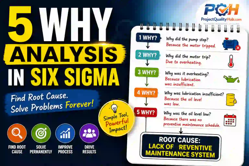 5 Why Analysis in Six Sigma (Simple Practical Guide)