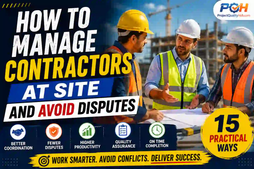 How to Manage Contractors at Site and Avoid Disputes