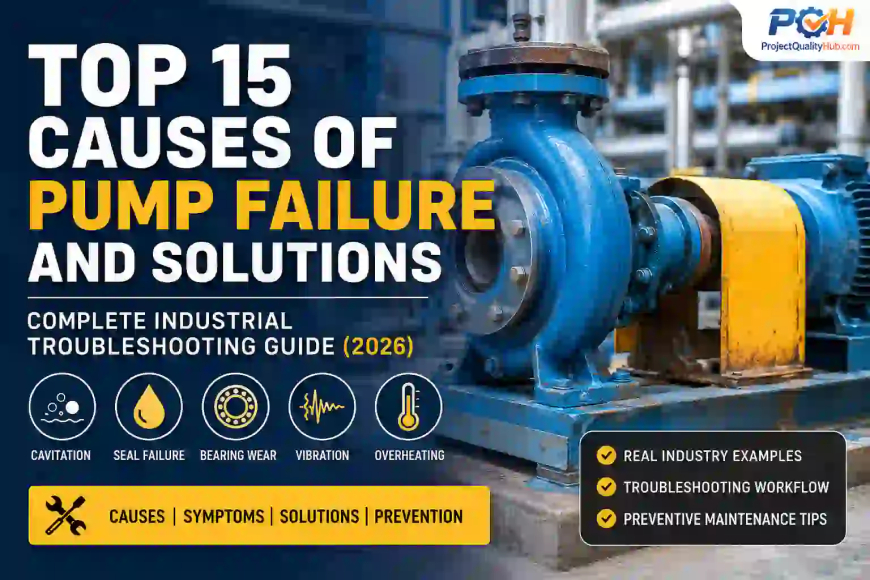 Top 15 Causes of Pump Failure and Solutions (2026): Complete Industrial Troubleshooting Guide