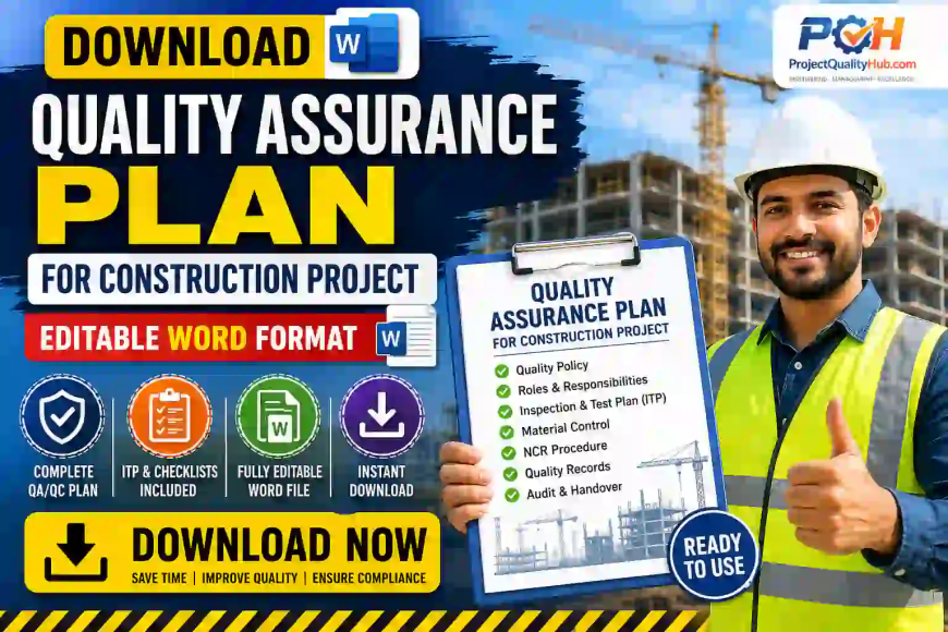 Download Quality Assurance Plan for Construction Project: Complete Editable Word Format for Engineers