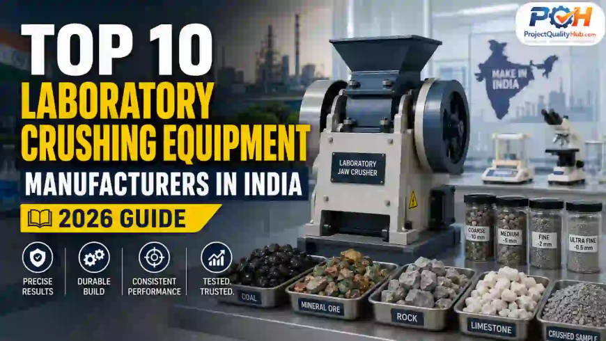Top 10 Reputed Laboratory Crushing Equipment Manufacturers in India